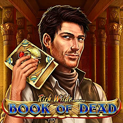 Book of Dead Egyptian-themed slot tile at Jackpotjoy