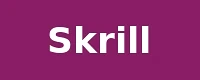 Skrill accepted e-wallet payment method logo at Jackpotjoy