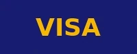 Visa accepted payment method logo at Jackpotjoy